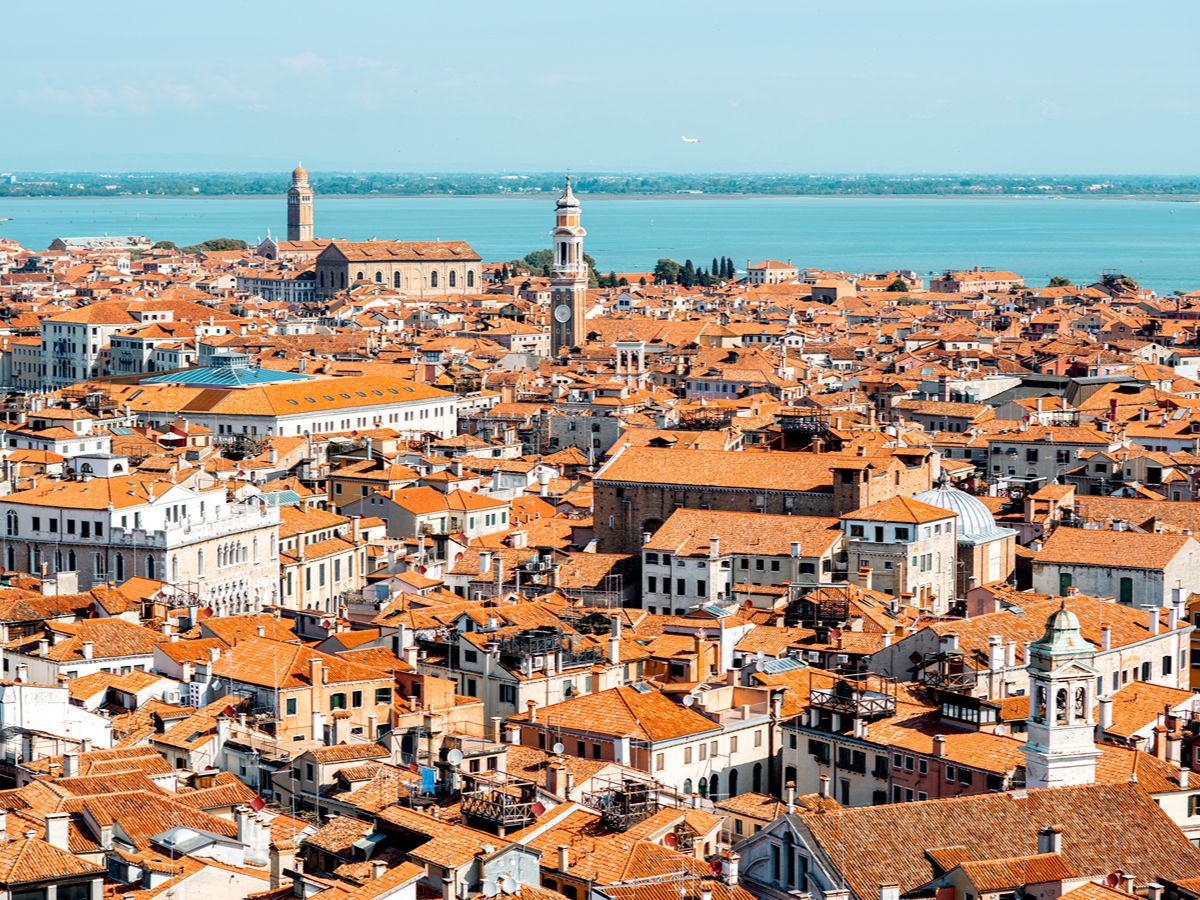 upper view of Venice