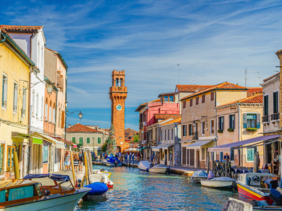 Murano island in Venice